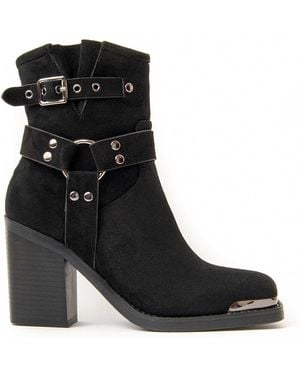 Montevita Heel Ankle Boot Town - Black