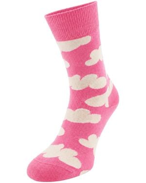 Happy Socks 1-Pack Cloudy Cotton - Pink