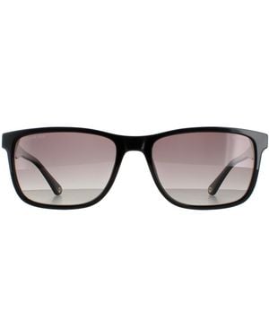 Police Rectangle Shiny Smoke Gradient Polarised Splb40N Arcade2 - Brown