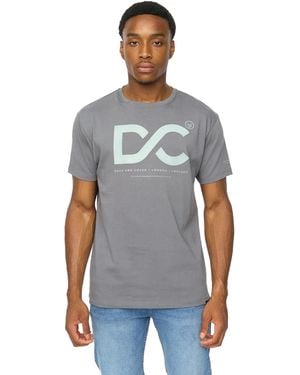 Duck and Cover Polymoore Heavyweight T-Shirt (Petrol) - Grey