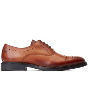 Base London Corbin Leather Shoes - Natural