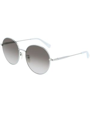 Longchamp Blue Metal Sunglasses - White