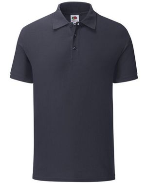 Fruit Of The Loom Getailleerd Polo Shirt (deep Navy) - Blauw