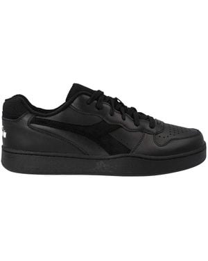 Diadora Mi Basket Trainers Leather (Archived) - Black