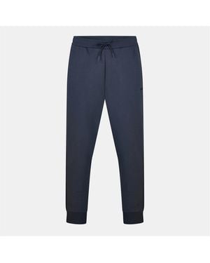 BOSS Jt Hadiko Solid Patterned Slim Joggers - Blue