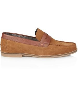 Silver Street London Ancona Loafers Suede - Brown