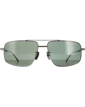 Chopard Aviator Total Shiny Gunmetal Polarised Schf21M - Green