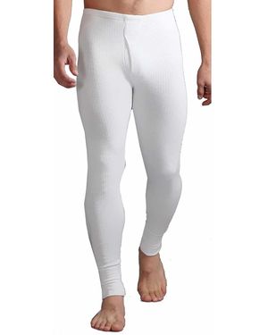 Heat Holders Cotton Thermal Underwear Bottoms Long Johns - Grey