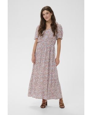 Cream Jurk Crtiah Jurk Feminine - Meerkleurig