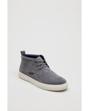 Ben Sherman Parkway Suede Boots - Grey