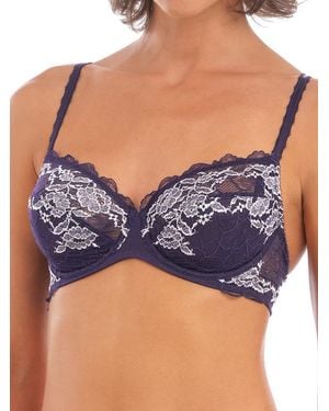 Wacoal Lace Perfection Underwire Bra - Blue