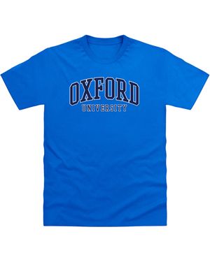Park Fields University Of Oxford Royal T-Shirt Cotton - Blue