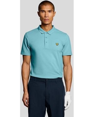 Lyle & Scott Technical Polo Shirt - Blue