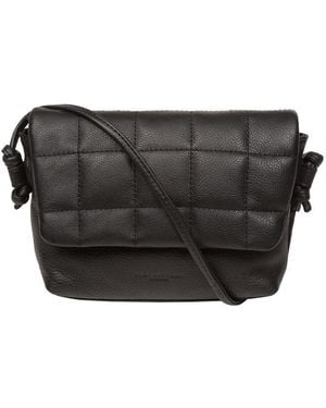Pure Luxuries 'Zoey' Nappa Leather Cross Body Bag - Black