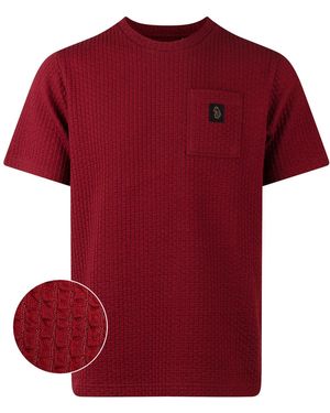 Luke 1977 Esteli Jacquard Pocket T-Shirt - Red
