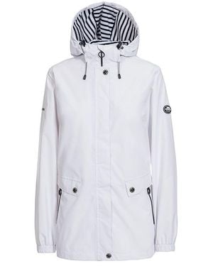 Trespass Ladies Flourish Waterproof Jacket - White