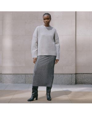 Albaray Glitter Column Skirt - Grey