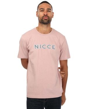 Nicce London Truman T-Shirt - Pink