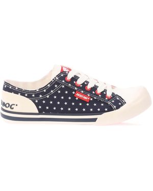 Rocket Dog Jazzin Spangle Banner Court Shoes - Blue