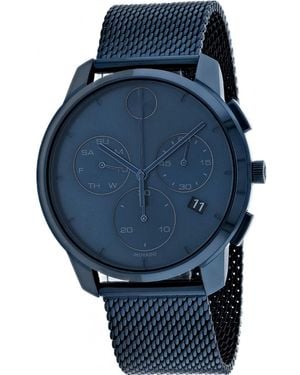 Movado 3600633 Bold Thin Watch - Blue