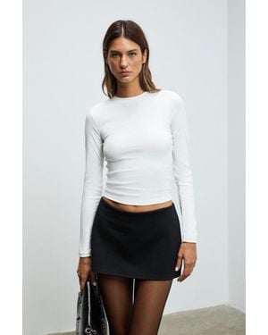 Grimelange Slim Fit Crew Neck T-Shirt - White