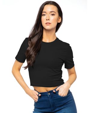 Enzo Crop Top - Black