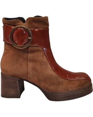Mis Alas Damenstiefelette Farbe Braun - Bruin