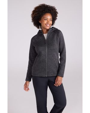 Mountain Warehouse 'Nevis Fleece Jacket With Pockets Full Zip Base Layer - Blue