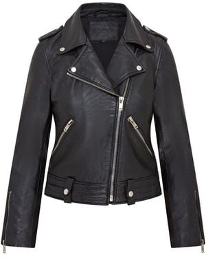 Infinity Leather Brando Jacket - Black