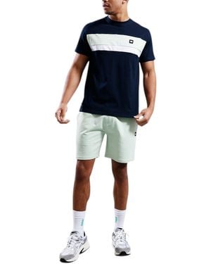 Weekend Offender Cargo Shorts Scandium Casual Cotton Bermuda - Blue