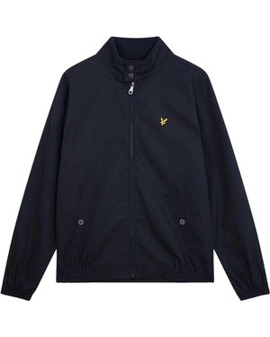 Lyle & Scott Full Zip Harrington Jacket Cotton - Blue