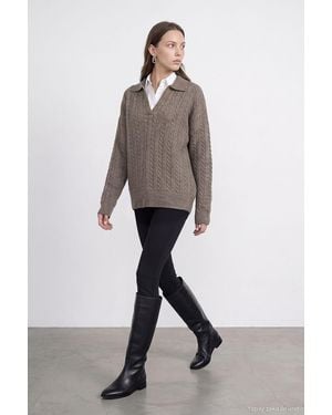 Dilvin Jumper - Brown
