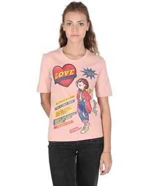 Love Moschino Graphic Tee 80 Style - Multicolour