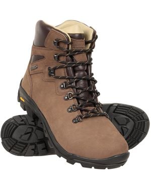 Mountain Warehouse Ladies Odyssey Extreme Nubuck Walking Boots (Light) - Brown