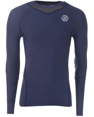 Skins Series3 Compression Fit Athletic Top - Blue