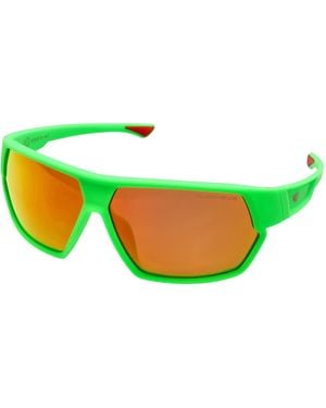 G.O.D Eyewear Polarised Uv400 Outdoor Sport Sunglasses With Mirror Lens - Green