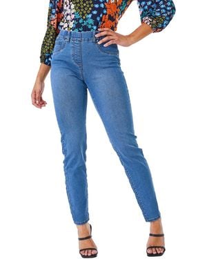 Roman Petite Denim Stretch Jegging - Blue