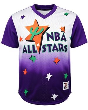 Mitchell & Ness Nba All Star Game Winning Shot Mesh T-Shirt - Blue