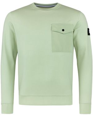 Weekend Offender Kesey Jumper Cotton - Green