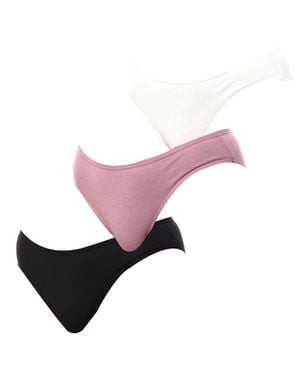 Kisses&Love 3-pack Katoenen Slip Kl10000 - Roze