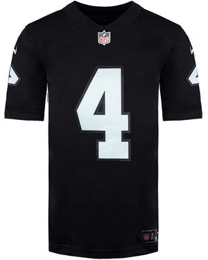 Nike Nfl Las Vegas Raiders 4 Derek Carr Home Limited Played Jersey - Black