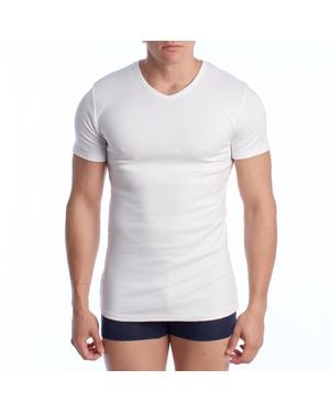 Abanderado Short Sleeve Cotton Thermal T-Shirt A0255 - White