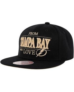 Mitchell & Ness Nhl Tampa Bay Lightning With Love Cap - Black