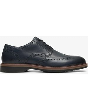 Clarks Pitney Brogue Shoes - Blue