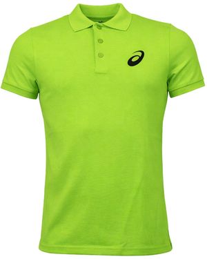 Asics Logo Polo Shirt Cotton - Green