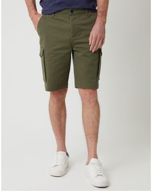 Saltwell Solid Bermuda Shorts - Green