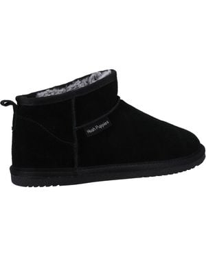 Hush Puppies Ashanti Suede Slippers - Black