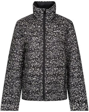 Regatta Orla Printed Padded Insulated Jacket Coat - Black