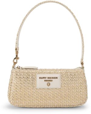 Kurt Geiger Highgate Sm Wristlet Bag - Natural