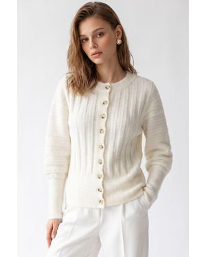MixRay Cardigan - White